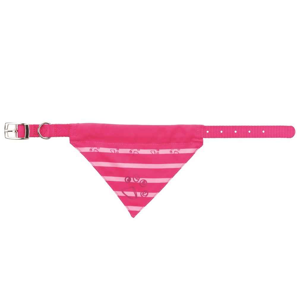 фото Ошейник для собак trixie nylon с галстучком ( фуксия), xs: 19–24 cм/10 мм