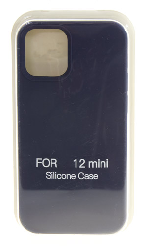 

Hакладка Silicone Cover для iPhone 12 mini, темно-синий (20)