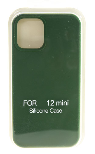 

Hакладка Silicone Cover для iPhone 12 mini, темно-зеленый (23)