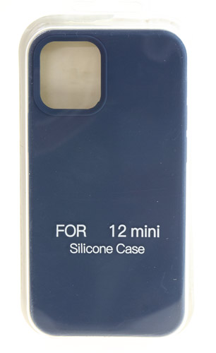 

Hакладка Silicone Cover для iPhone 12 mini, синий (22)