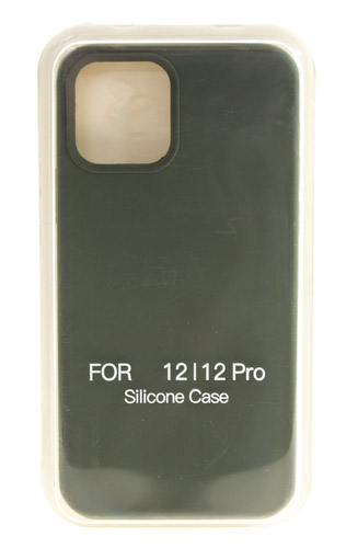 

Hакладка Silicone Cover для iPhone 12/12 Pro, хаки (8)