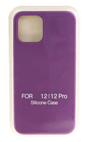 

Hакладка Silicone Cover для iPhone 12/12 Pro, фиолетовый (6)