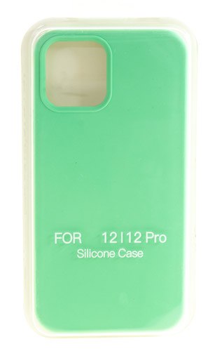 

Hакладка Silicone Cover для iPhone 12/12 Pro, светло-зеленый (1)