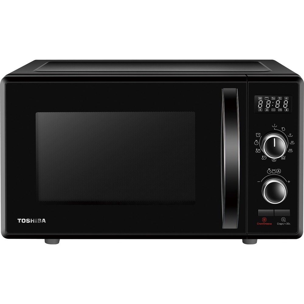 фото Микроволновая печь с грилем toshiba mw-ag20t(bk) black