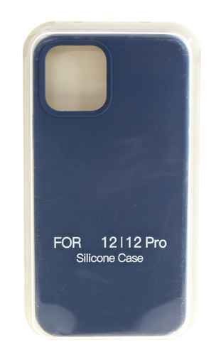 

Hакладка Silicone Cover для iPhone 12/12 Pro, синий (22)