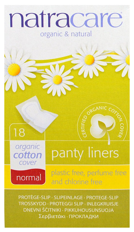 

Прокладки Natracare Cotton Cover Panty Liners Normal 18 шт