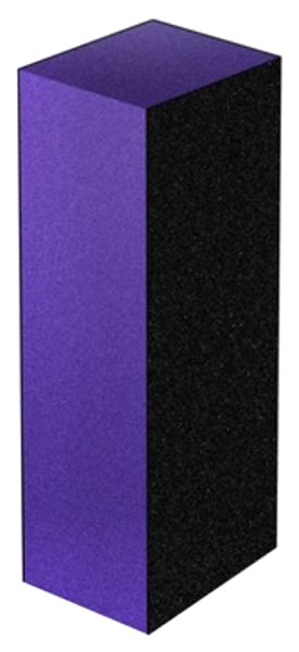 Шлифовщик ruNail для искусственных ногтей, 150/150/100 Пурпурный
