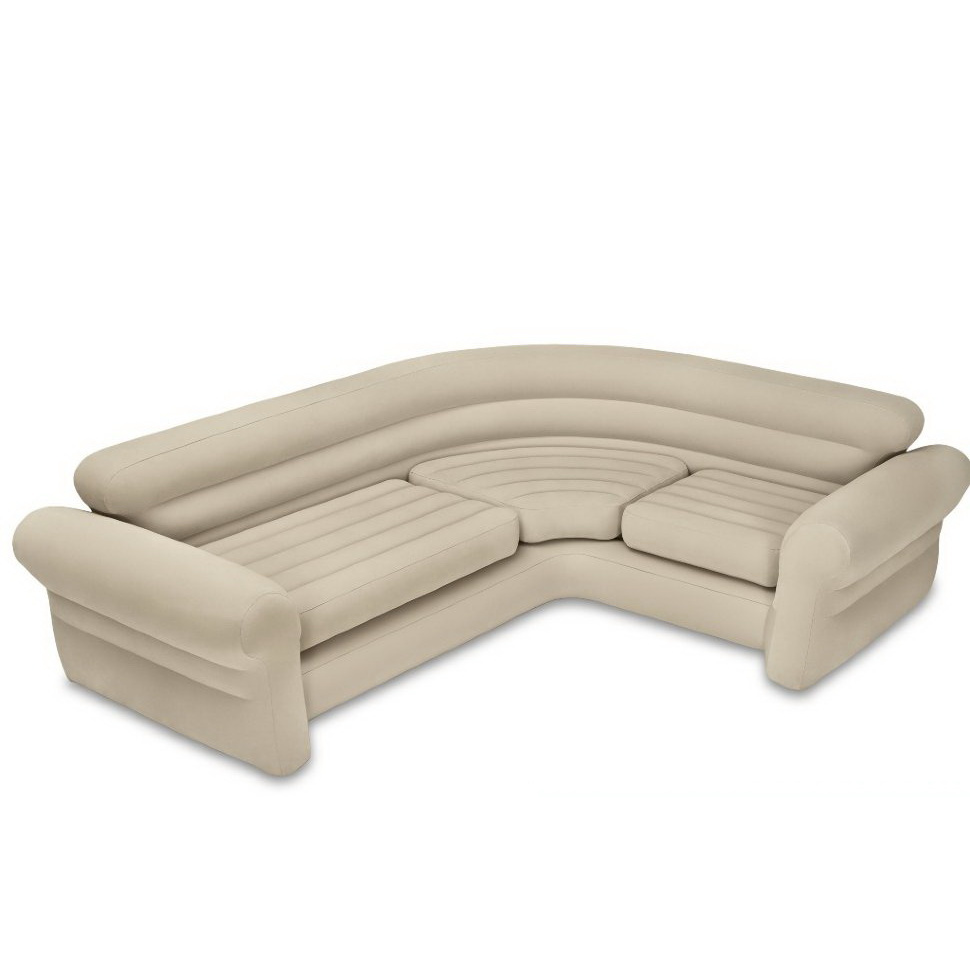 фото Intex, 68575, надувной угловой диван corner sofa, 257х203х76см