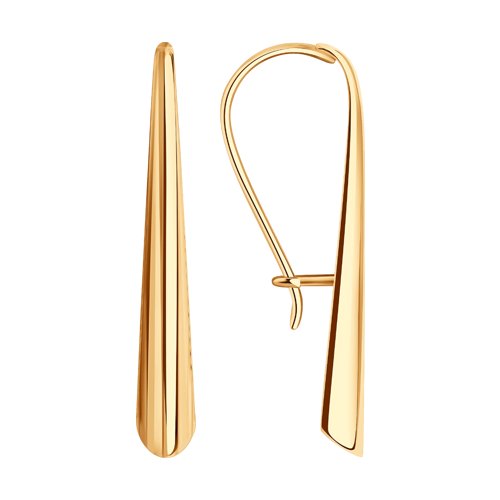 Серьги из красного золота SOKOLOV 027431