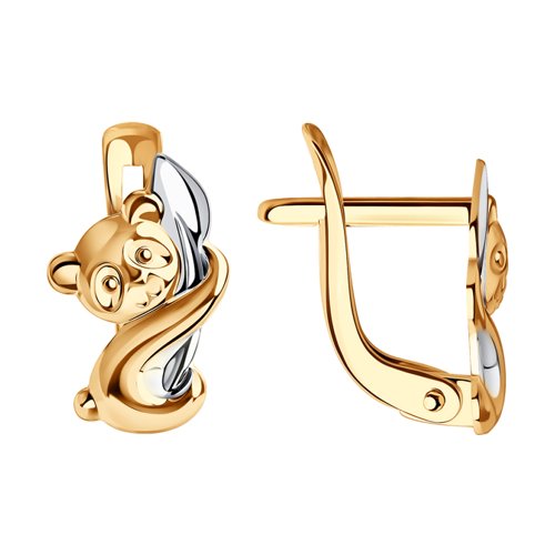 

Серьги из красного золота SOKOLOV 027410, 027410