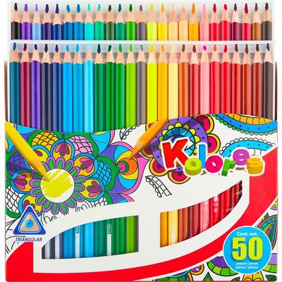 

Карандаши цветные "Kores", 50 цветов, Белый;голубой;желтый;зеленый;коричневый;красный;оранжевый;розовый;серый;синий;фиолетовый;черный