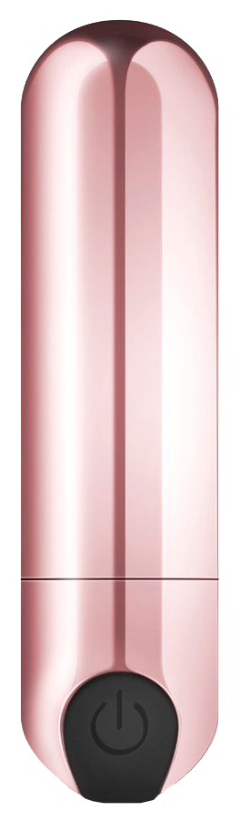 Золотистая вибропуля Rosy Gold Bullet Vibrator 7,5 см EDC Wholesale