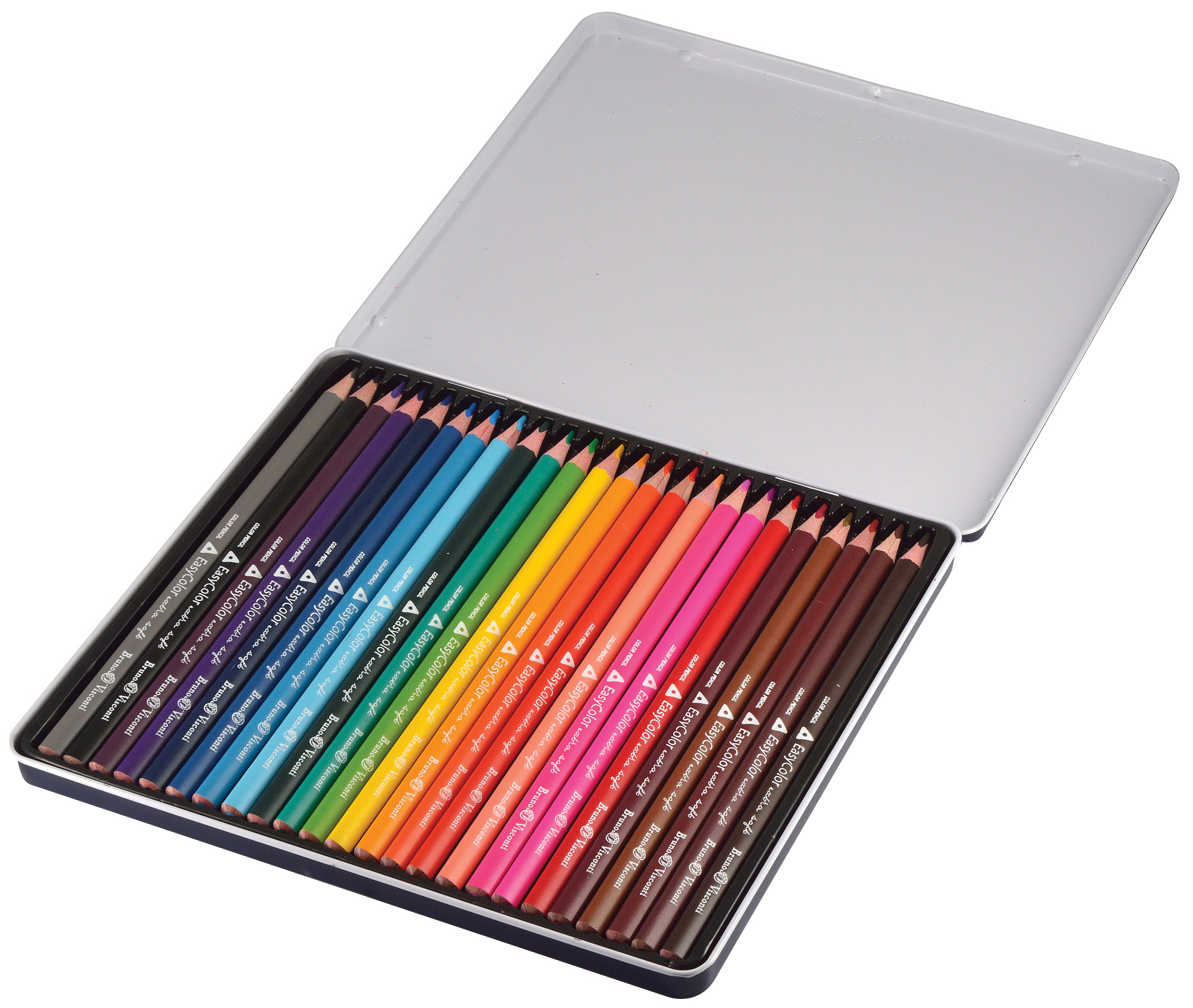 фото Набор акварельных карандашей "easycolor", 24 цвета brunovisconti