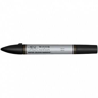 фото Набор маркеров двухсторонние water colour, sepia коричневый winsor&newton
