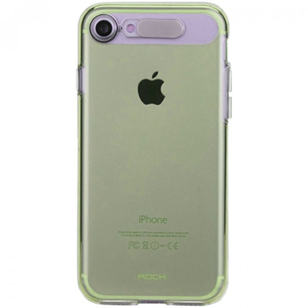фото Чехол rock tube series для apple iphone 7 / 8 transparent green