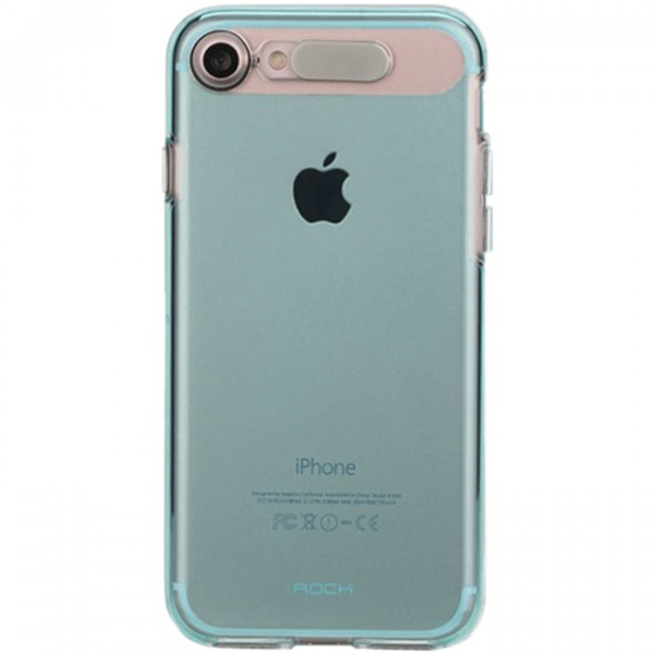 фото Чехол rock tube series для apple iphone 7 / 8 transparent blue