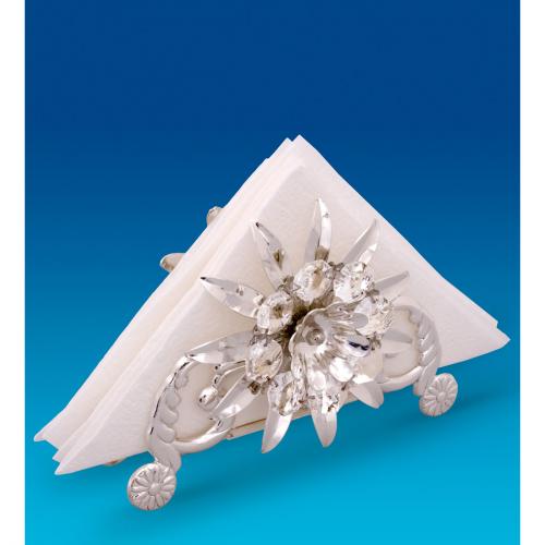 

Салфетница crystal temptations, Подсолнух, 13*6,5*9,5 см, серебро, Серебристый
