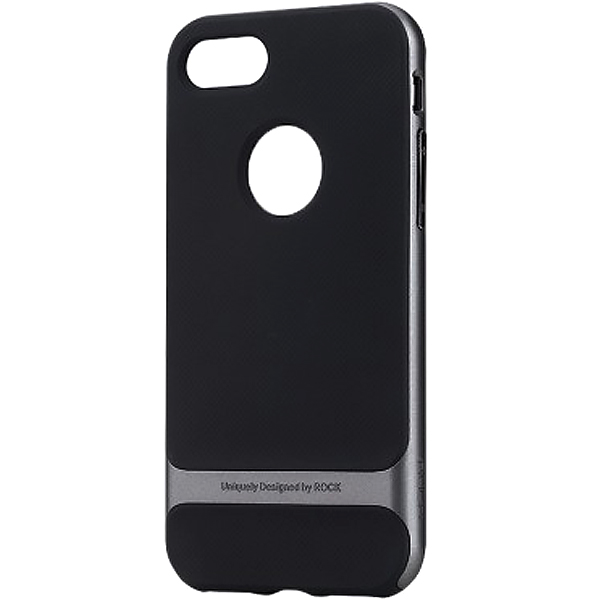 фото Чехол rock royce series для apple iphone 7 plus / 8 plus (black / grey)