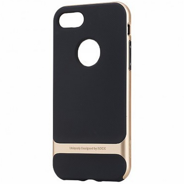 фото Чехол rock royce series для apple iphone 7 plus / 8 plus black / gold