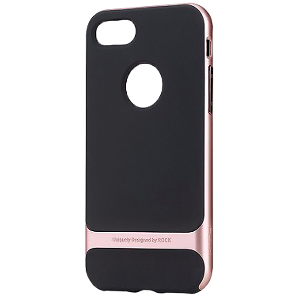 фото Чехол rock royce series для apple iphone 7 / 8 (4.7) (black / rose gold)