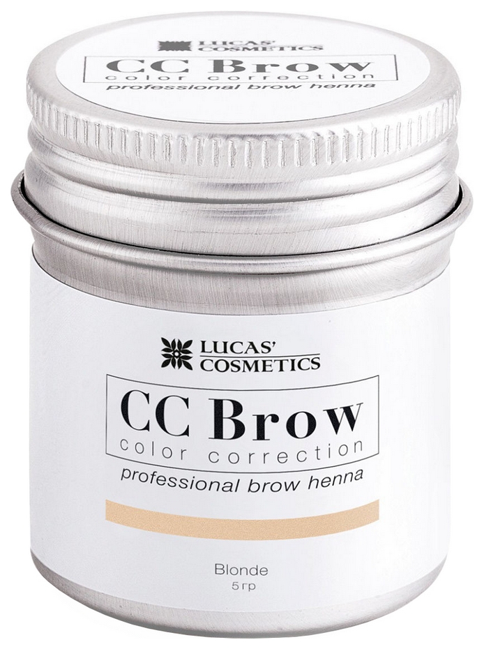 фото Хна для бровей lucas' cosmetics cc brow henna blonde 5 г