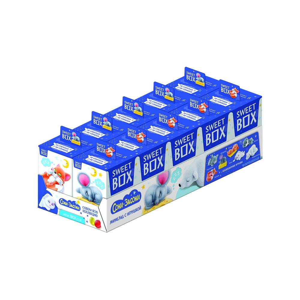 

Мармелад Свитбокс сони-засони с игрушкой в коробочке 10 г*10шт