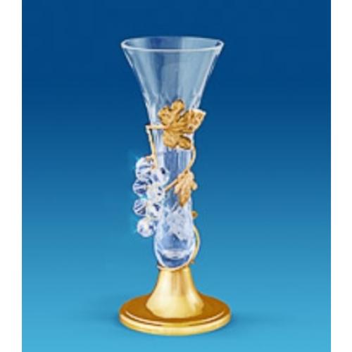 

Ваза декоративная crystal temptations, 18 см, с узором