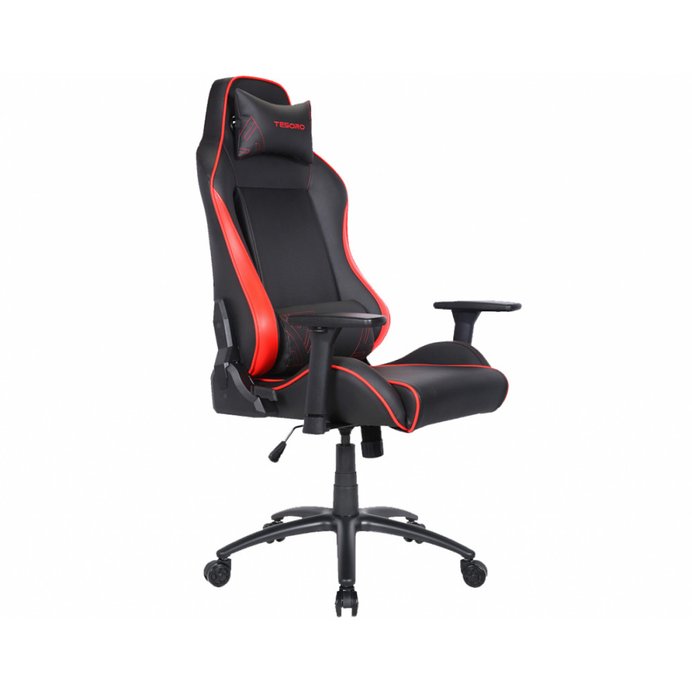 Игровое кресло TESORO Alphaeon S1 TS-F715-RD, красный/черный