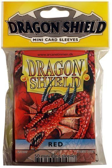 

Протекторы Dragon Shield уменьшенного размера красные, 50 шт.
