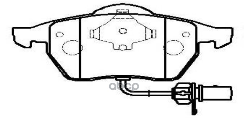 

Комплект тормозных колодок CTR CKVW-28