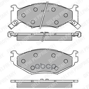 

Комплект тормозных колодок DELPHI LP891