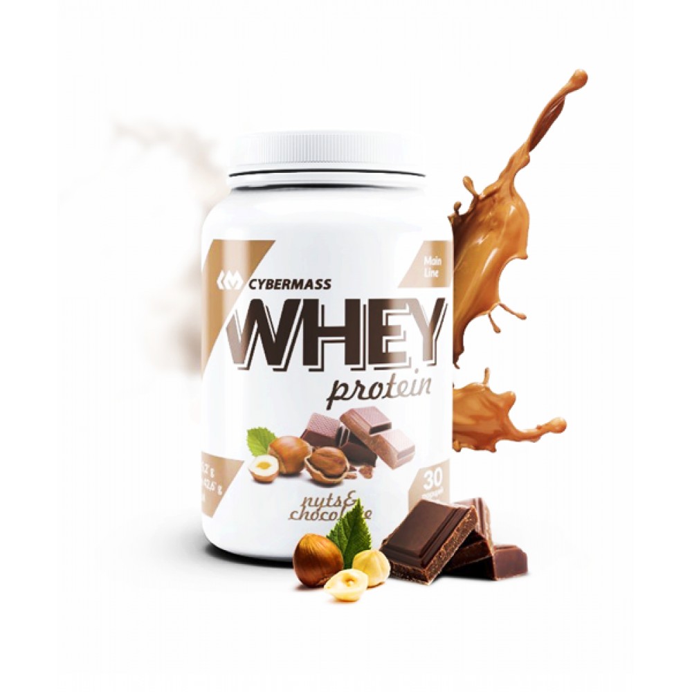 Протеин CyberMass Whey Protein, 908 г, nuts & chocolate