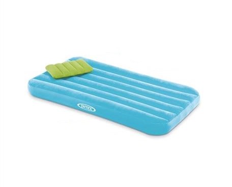 фото Надувной матрас intex 66801 cozy kids airbed 157 х 88 х 18 см голубой