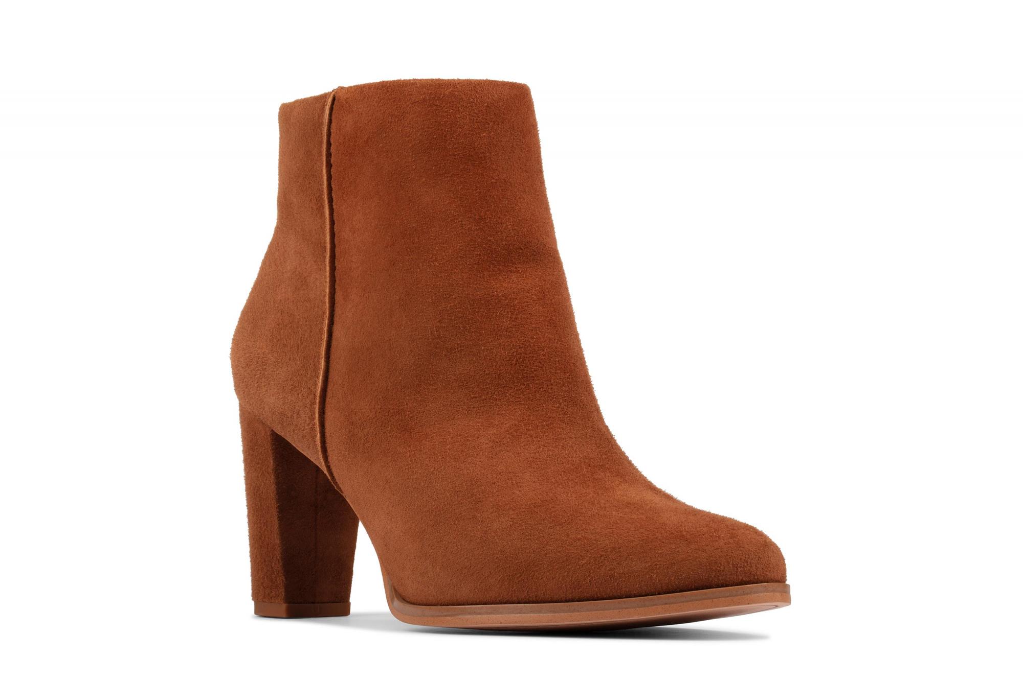 фото Ботильоны женские clarks kaylin fern 2 26151194 коричневые 39 eu