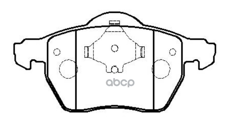 

Комплект тормозных колодок CTR CKVW-9