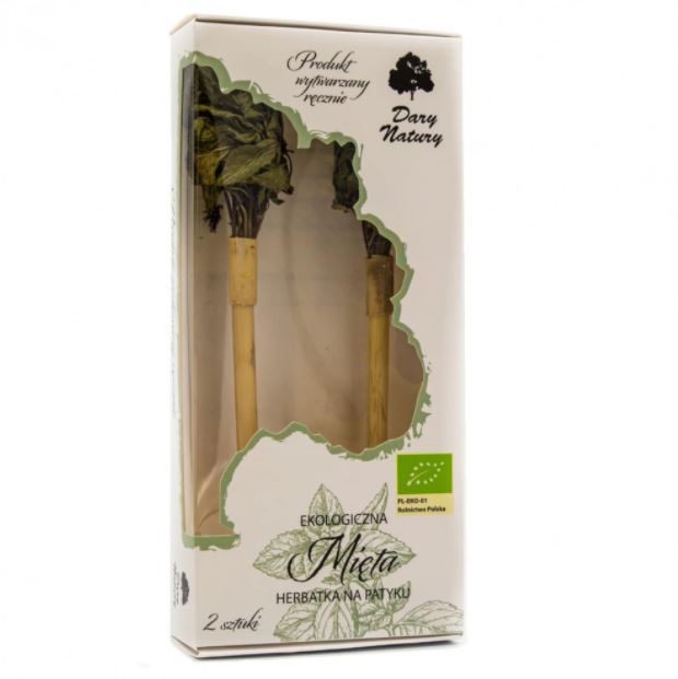 

Чай Dary natury "Мята", на палочке в соцветиях, органический, травяной, 2 штуки