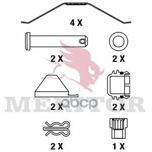 фото Комплект тормозных колодок meritor mdp3095k