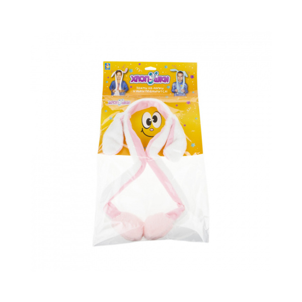 

Ободок детский 1TOY Хлоп-Ушки Единорог белый, с поднимающимися ушками