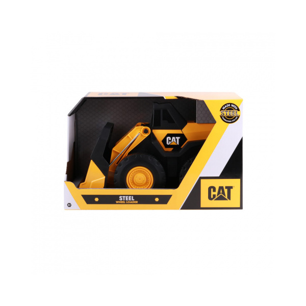 

игрушечная машинка 1toy CAT Погрузчик металл, 42 см, Желтый;черный