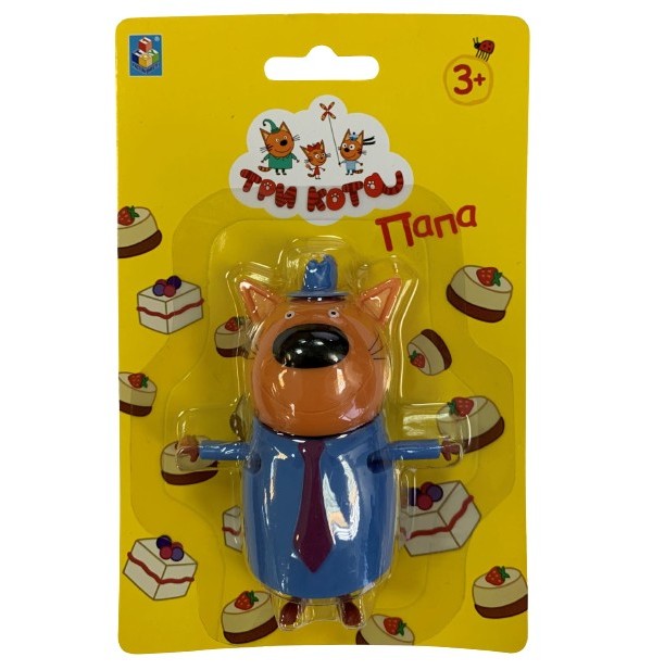 фото Игрушечная фигурка 1toy три кота папа 1 toy