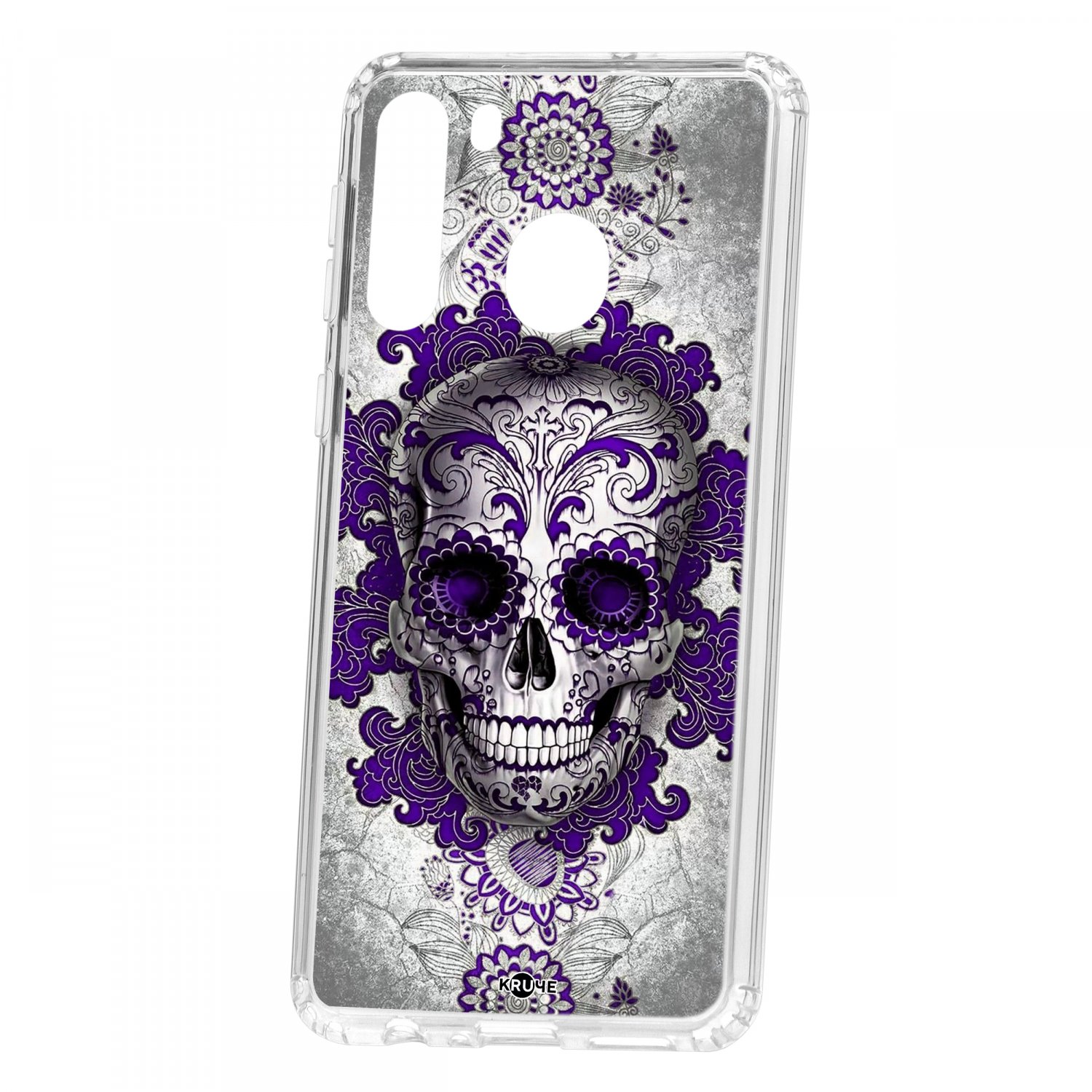 фото Чехол-накладка samsung galaxy a21 kruche print sugar skull кruче