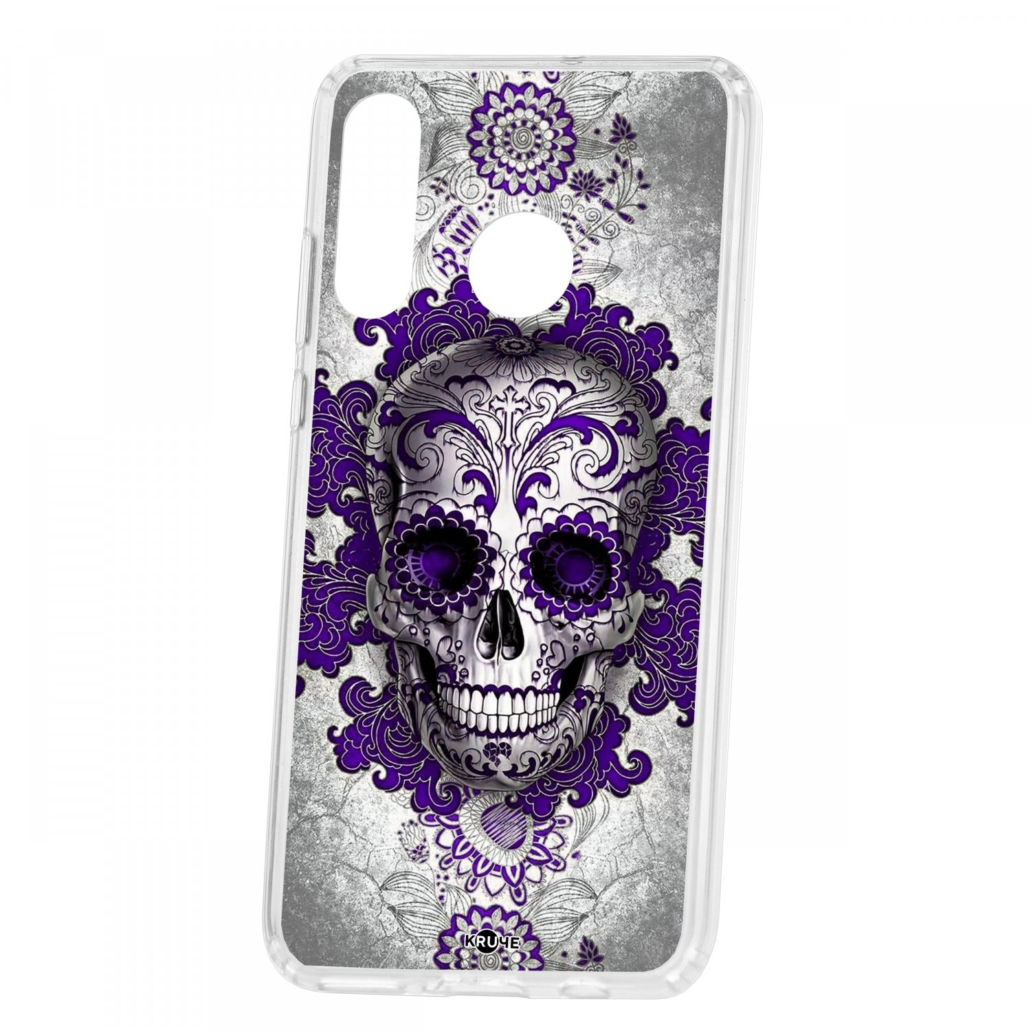 фото Чехол-накладка huawei p30 lite kruche print sugar skull кruче