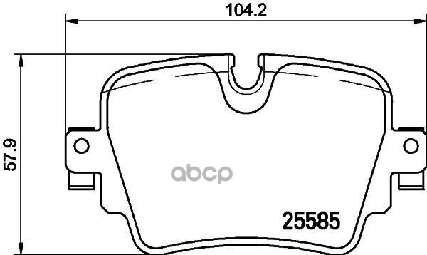 

Комплект тормозных колодок BREMBO P 36 032