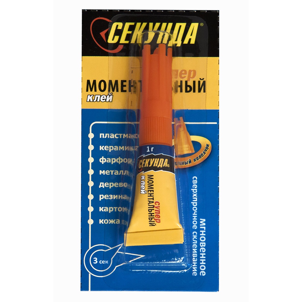 фото Клей секунда моментальный 1г