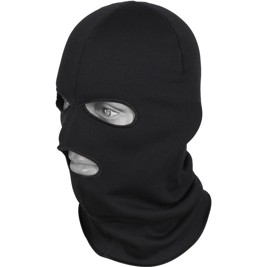 фото Ветрозащитная маска сплав power stretch, черная, one size