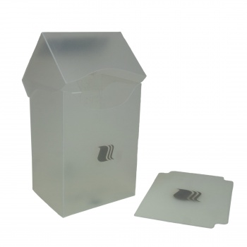 Пластиковая коробочка Blackfire вертикальная прозрачная, 80+ карт пластиковая коробочка blackfire вертикальная белая 80 карт