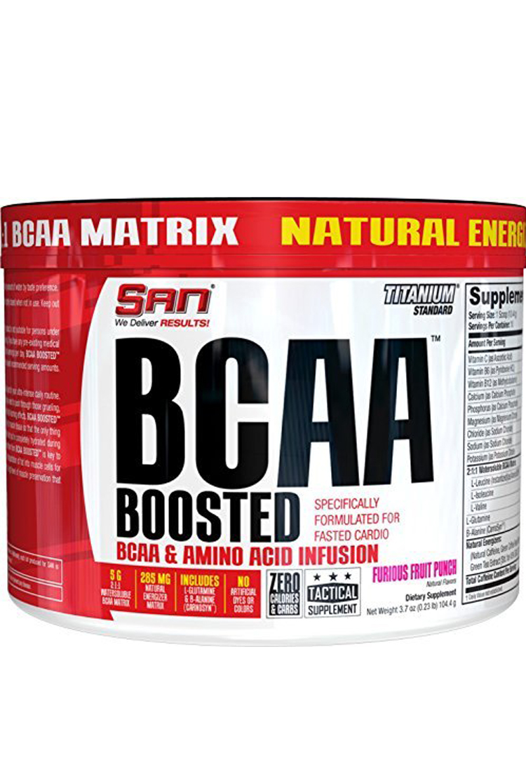 SAN Boosted BCAA 114 г, фруктовый пунш