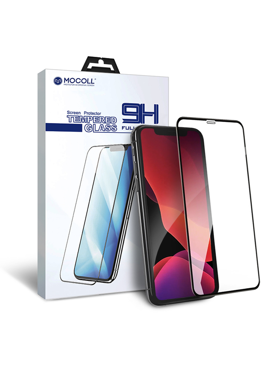 

Защитное стекло MOCOLL матовое 2.5D для iPhone XR / 11 Черное (Серия Platinum)