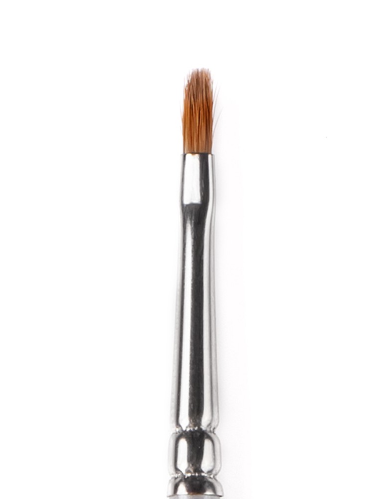 

Кисть с серебристой ручкой №6 Professional Flat Brush 6