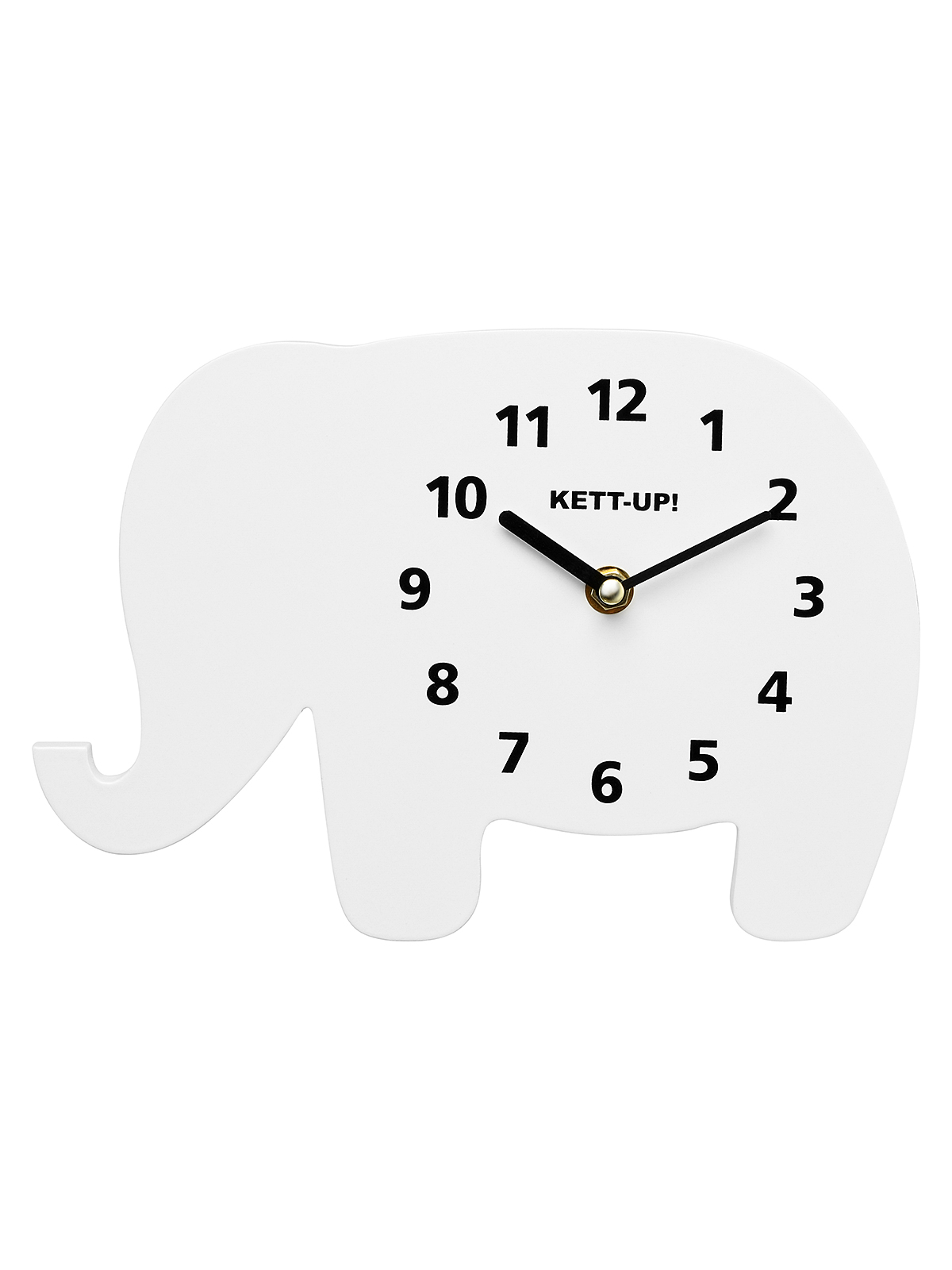 фото Часы детские настенные kett-up eco слоник, белый